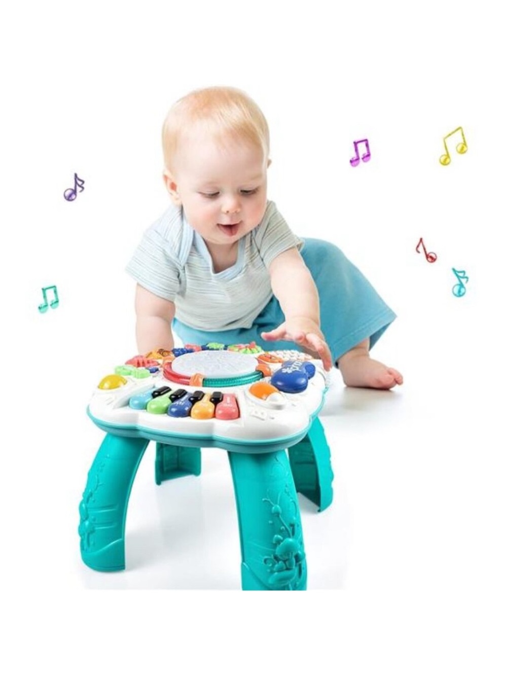 Lights & Sounds Baby Interactive Learning Activity Table - Picture 5 of 11